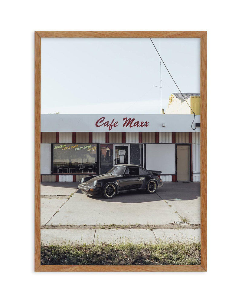 Cafe Maxx By Tim Harris Art Print-PRINT-Olive et Oriel-Tim Harris-50x70 cm | 19.6" x 27.5"-Walnut-With White Border-Buy-Australian-Art-Prints-Online-with-Olive-et-Oriel-Your-Artwork-Specialists-Austrailia-Decorate-With-Coastal-Photo-Wall-Art-Prints-From-Our-Beach-House-Artwork-Collection-Fine-Poster-and-Framed-Artwork