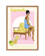 Caipirinha By Jenny Liz Rome Art Print-PRINT-Olive et Oriel-Olive et Oriel-50x70 cm | 19.6" x 27.5"-Walnut-With White Border-Buy-Australian-Art-Prints-Online-with-Olive-et-Oriel-Your-Artwork-Specialists-Austrailia-Decorate-With-Coastal-Photo-Wall-Art-Prints-From-Our-Beach-House-Artwork-Collection-Fine-Poster-and-Framed-Artwork