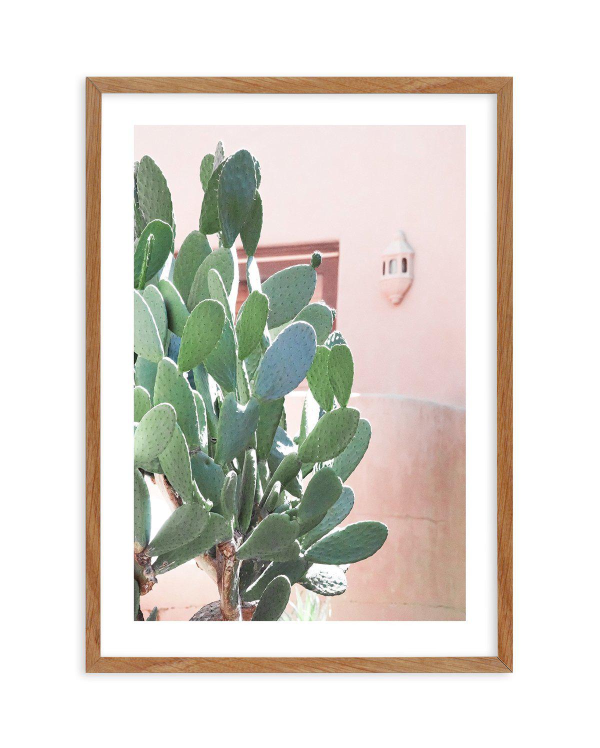 California Cactus I Art Print-PRINT-Olive et Oriel-Olive et Oriel-50x70 cm | 19.6" x 27.5"-Walnut-With White Border-Buy-Australian-Art-Prints-Online-with-Olive-et-Oriel-Your-Artwork-Specialists-Austrailia-Decorate-With-Coastal-Photo-Wall-Art-Prints-From-Our-Beach-House-Artwork-Collection-Fine-Poster-and-Framed-Artwork