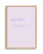 California Dreamin' | 2 Colour Options Art Print-PRINT-Olive et Oriel-Olive et Oriel-A5 | 5.8" x 8.3" | 14.8 x 21cm-Oak-With White Border-Buy-Australian-Art-Prints-Online-with-Olive-et-Oriel-Your-Artwork-Specialists-Austrailia-Decorate-With-Coastal-Photo-Wall-Art-Prints-From-Our-Beach-House-Artwork-Collection-Fine-Poster-and-Framed-Artwork