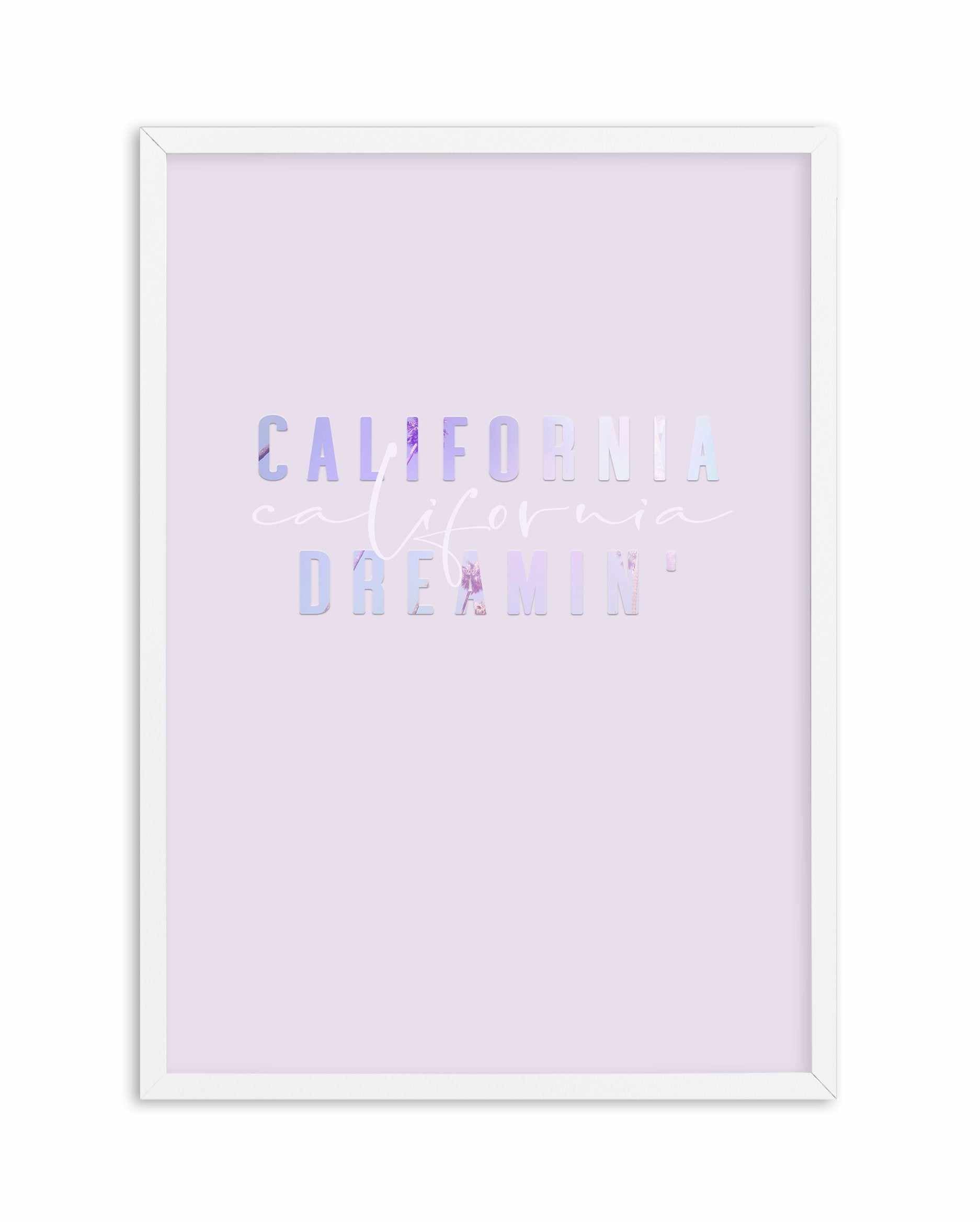 California Dreamin' | 2 Colour Options Art Print-PRINT-Olive et Oriel-Olive et Oriel-A5 | 5.8" x 8.3" | 14.8 x 21cm-White-With White Border-Buy-Australian-Art-Prints-Online-with-Olive-et-Oriel-Your-Artwork-Specialists-Austrailia-Decorate-With-Coastal-Photo-Wall-Art-Prints-From-Our-Beach-House-Artwork-Collection-Fine-Poster-and-Framed-Artwork