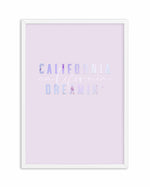 California Dreamin' | 2 Colour Options Art Print-PRINT-Olive et Oriel-Olive et Oriel-A5 | 5.8" x 8.3" | 14.8 x 21cm-White-With White Border-Buy-Australian-Art-Prints-Online-with-Olive-et-Oriel-Your-Artwork-Specialists-Austrailia-Decorate-With-Coastal-Photo-Wall-Art-Prints-From-Our-Beach-House-Artwork-Collection-Fine-Poster-and-Framed-Artwork
