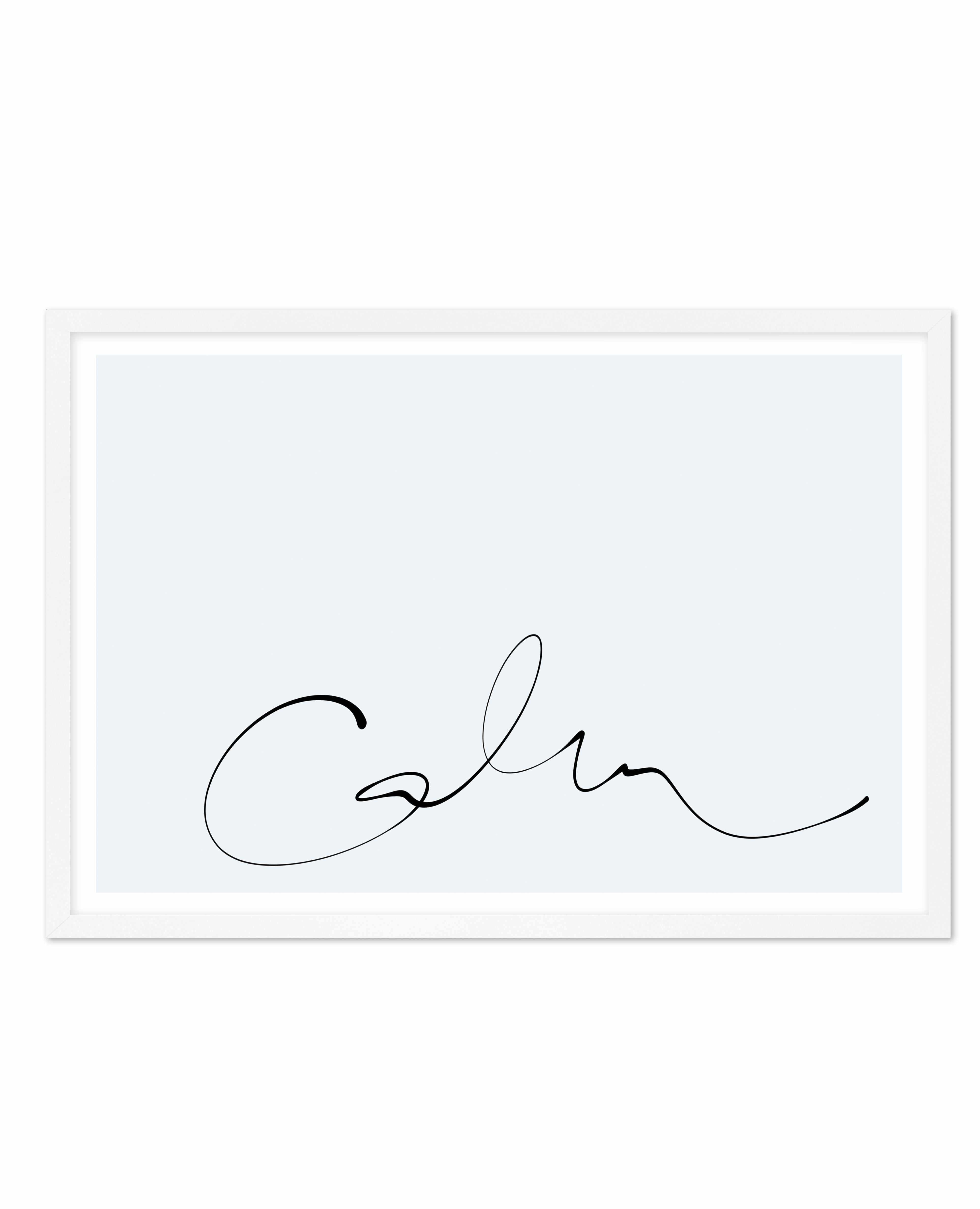 Calm | 2 Colour Options Art Print-PRINT-Olive et Oriel-Olive et Oriel-A5 | 5.8" x 8.3" | 14.8 x 21cm-White-With White Border-Buy-Australian-Art-Prints-Online-with-Olive-et-Oriel-Your-Artwork-Specialists-Austrailia-Decorate-With-Coastal-Photo-Wall-Art-Prints-From-Our-Beach-House-Artwork-Collection-Fine-Poster-and-Framed-Artwork