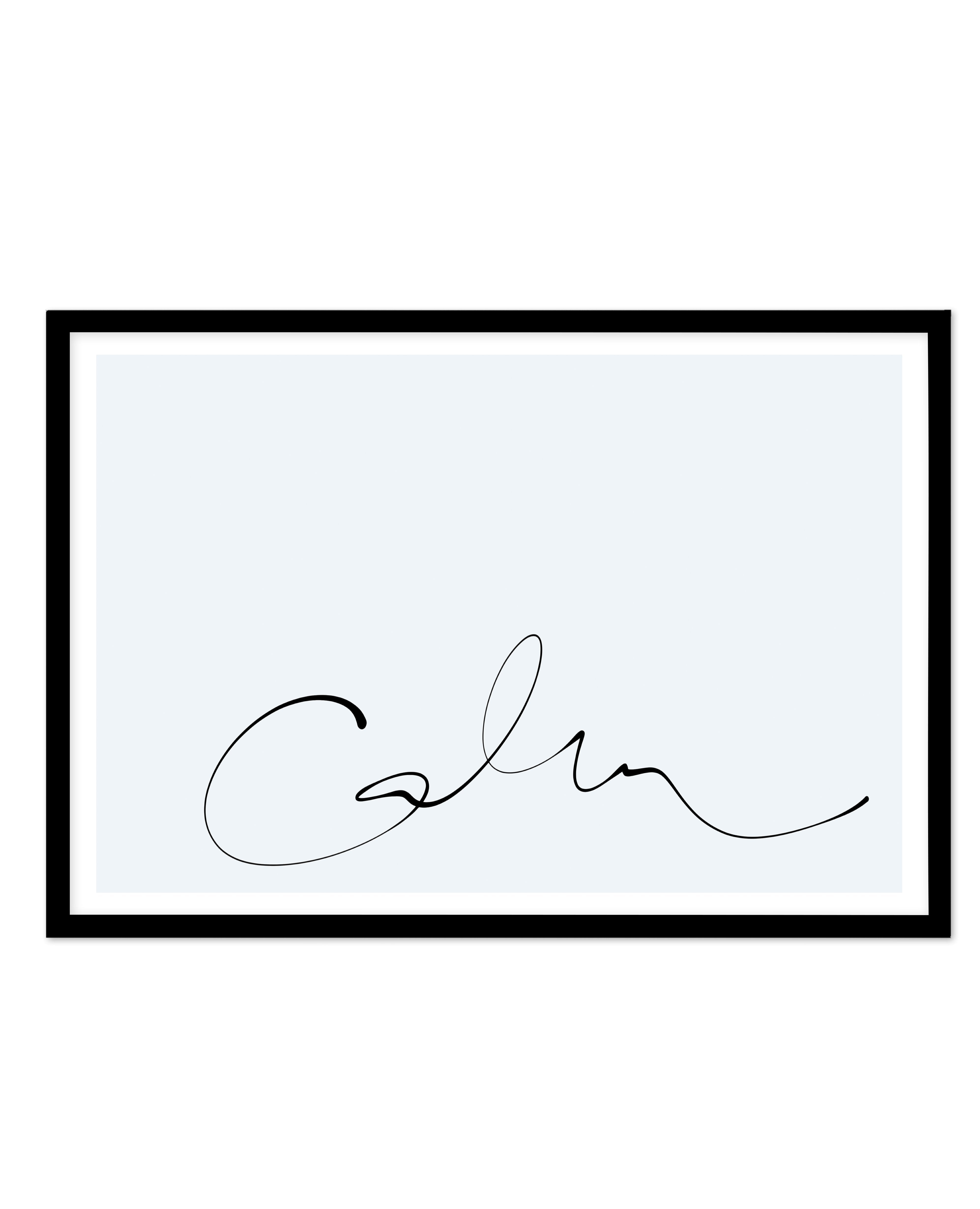 Calm | 2 Colour Options Art Print-PRINT-Olive et Oriel-Olive et Oriel-A5 | 5.8" x 8.3" | 14.8 x 21cm-Black-With White Border-Buy-Australian-Art-Prints-Online-with-Olive-et-Oriel-Your-Artwork-Specialists-Austrailia-Decorate-With-Coastal-Photo-Wall-Art-Prints-From-Our-Beach-House-Artwork-Collection-Fine-Poster-and-Framed-Artwork