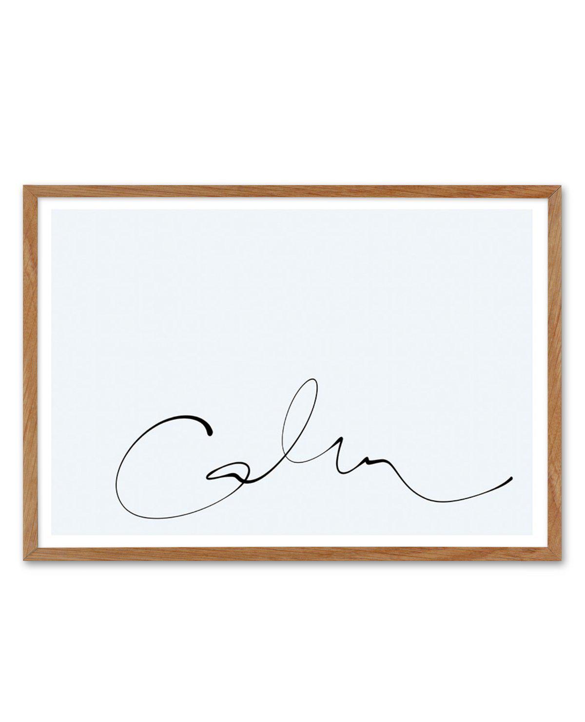 Calm | 2 Colour Options Art Print-PRINT-Olive et Oriel-Olive et Oriel-50x70 cm | 19.6" x 27.5"-Walnut-With White Border-Buy-Australian-Art-Prints-Online-with-Olive-et-Oriel-Your-Artwork-Specialists-Austrailia-Decorate-With-Coastal-Photo-Wall-Art-Prints-From-Our-Beach-House-Artwork-Collection-Fine-Poster-and-Framed-Artwork