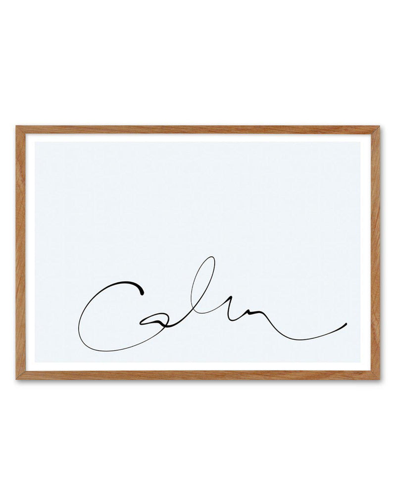 Calm | 2 Colour Options Art Print-PRINT-Olive et Oriel-Olive et Oriel-50x70 cm | 19.6" x 27.5"-Walnut-With White Border-Buy-Australian-Art-Prints-Online-with-Olive-et-Oriel-Your-Artwork-Specialists-Austrailia-Decorate-With-Coastal-Photo-Wall-Art-Prints-From-Our-Beach-House-Artwork-Collection-Fine-Poster-and-Framed-Artwork