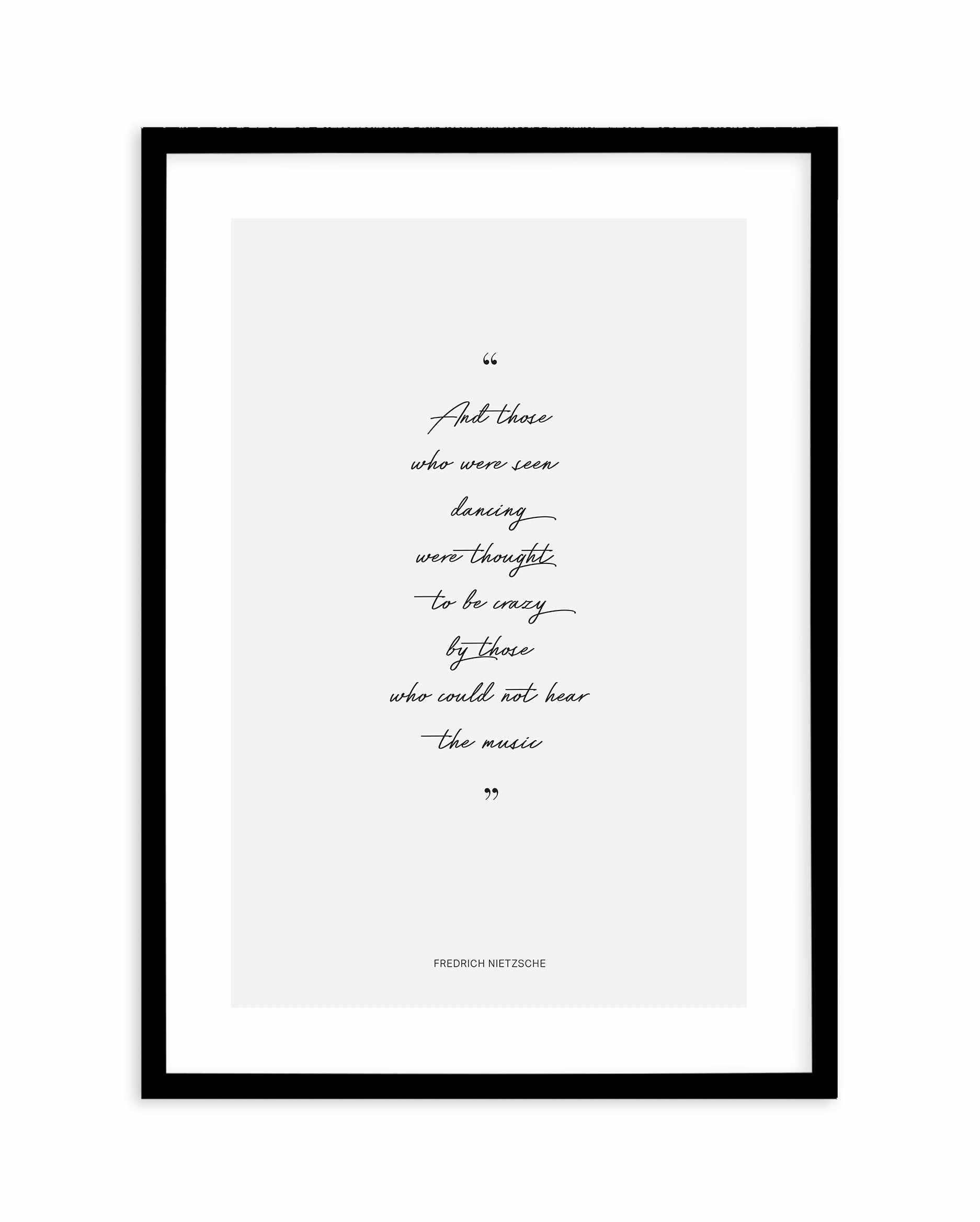 Can You Hear The Music? Art Print-PRINT-Olive et Oriel-Olive et Oriel-A5 | 5.8" x 8.3" | 14.8 x 21cm-Black-With White Border-Buy-Australian-Art-Prints-Online-with-Olive-et-Oriel-Your-Artwork-Specialists-Austrailia-Decorate-With-Coastal-Photo-Wall-Art-Prints-From-Our-Beach-House-Artwork-Collection-Fine-Poster-and-Framed-Artwork