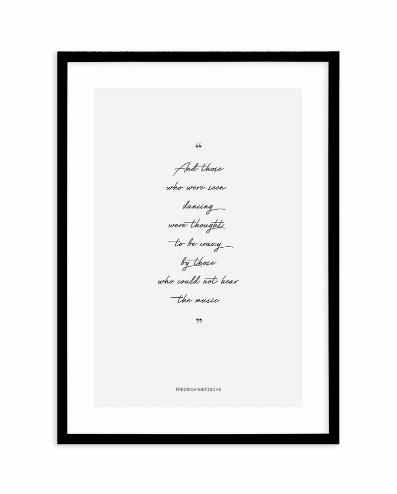 Can You Hear The Music? Art Print-PRINT-Olive et Oriel-Olive et Oriel-A5 | 5.8" x 8.3" | 14.8 x 21cm-Black-With White Border-Buy-Australian-Art-Prints-Online-with-Olive-et-Oriel-Your-Artwork-Specialists-Austrailia-Decorate-With-Coastal-Photo-Wall-Art-Prints-From-Our-Beach-House-Artwork-Collection-Fine-Poster-and-Framed-Artwork
