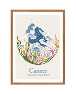 Cancer By Jenny Liz Rome Art Print-PRINT-Olive et Oriel-Olive et Oriel-50x70 cm | 19.6" x 27.5"-Walnut-With White Border-Buy-Australian-Art-Prints-Online-with-Olive-et-Oriel-Your-Artwork-Specialists-Austrailia-Decorate-With-Coastal-Photo-Wall-Art-Prints-From-Our-Beach-House-Artwork-Collection-Fine-Poster-and-Framed-Artwork