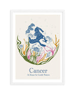 Cancer By Jenny Liz Rome Art Print-PRINT-Olive et Oriel-Olive et Oriel-A5 | 5.8" x 8.3" | 14.8 x 21cm-White-With White Border-Buy-Australian-Art-Prints-Online-with-Olive-et-Oriel-Your-Artwork-Specialists-Austrailia-Decorate-With-Coastal-Photo-Wall-Art-Prints-From-Our-Beach-House-Artwork-Collection-Fine-Poster-and-Framed-Artwork