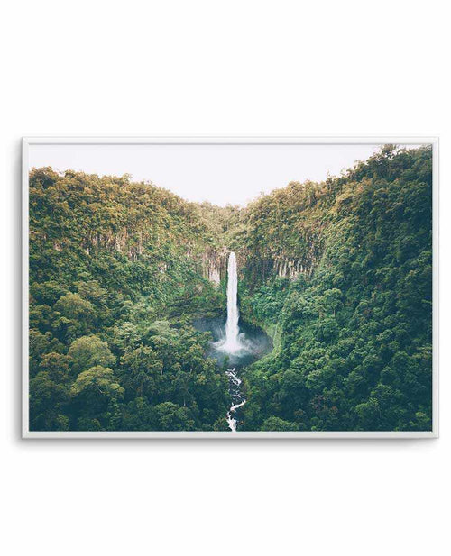 Cannabullen Waterfall Art Print-PRINT-Olive et Oriel-Olive et Oriel-A5 | 5.8" x 8.3" | 14.8 x 21cm-Unframed Art Print-With White Border-Buy-Australian-Art-Prints-Online-with-Olive-et-Oriel-Your-Artwork-Specialists-Austrailia-Decorate-With-Coastal-Photo-Wall-Art-Prints-From-Our-Beach-House-Artwork-Collection-Fine-Poster-and-Framed-Artwork