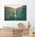 Cannabullen Waterfall Art Print-PRINT-Olive et Oriel-Olive et Oriel-Buy-Australian-Art-Prints-Online-with-Olive-et-Oriel-Your-Artwork-Specialists-Austrailia-Decorate-With-Coastal-Photo-Wall-Art-Prints-From-Our-Beach-House-Artwork-Collection-Fine-Poster-and-Framed-Artwork