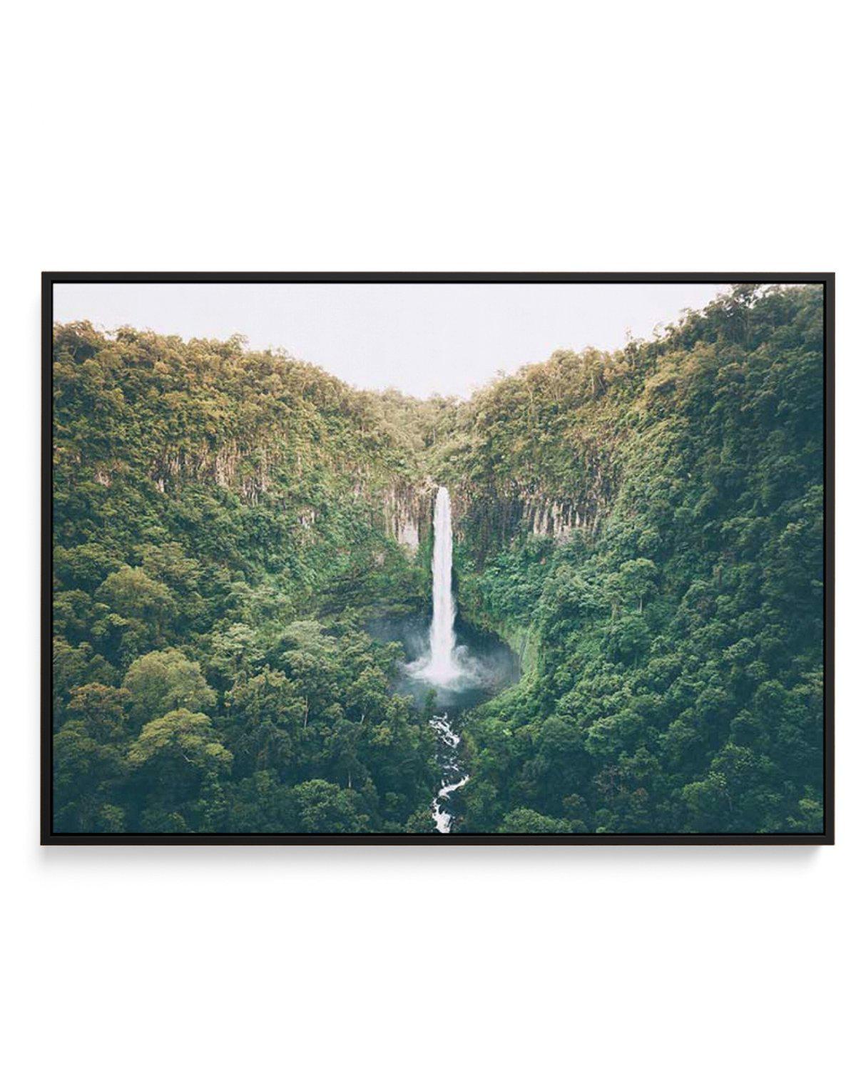 Cannabullen Waterfall | Framed Canvas-CANVAS-You can shop wall art online with Olive et Oriel for everything from abstract art to fun kids wall art. Our beautiful modern art prints and canvas art are available from large canvas prints to wall art paintings and our proudly Australian artwork collection offers only the highest quality framed large wall art and canvas art Australia - You can buy fashion photography prints or Hampton print posters and paintings on canvas from Olive et Oriel and have