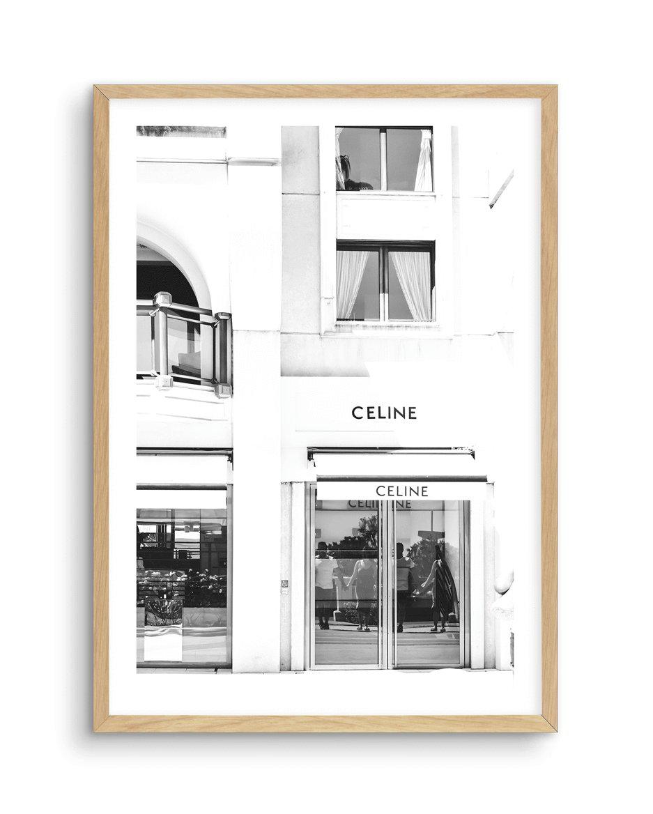 Celine | Cannes Art Print-PRINT-Olive et Oriel-Olive et Oriel-A5 | 5.8" x 8.3" | 14.8 x 21cm-Oak-With White Border-Buy-Australian-Art-Prints-Online-with-Olive-et-Oriel-Your-Artwork-Specialists-Austrailia-Decorate-With-Coastal-Photo-Wall-Art-Prints-From-Our-Beach-House-Artwork-Collection-Fine-Poster-and-Framed-Artwork