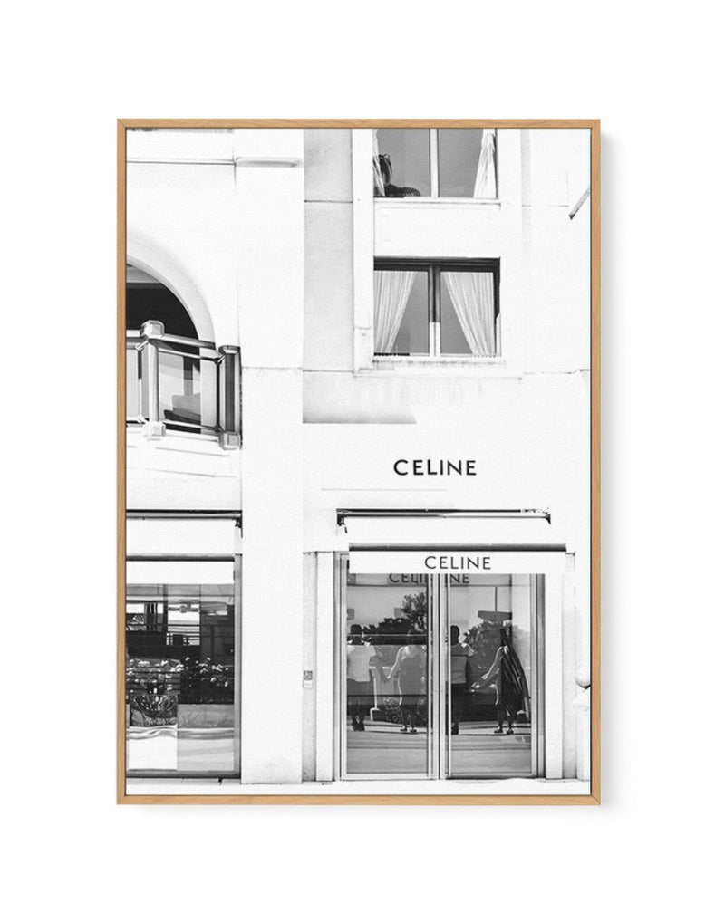 Celine | Cannes | Framed Canvas-CANVAS-You can shop wall art online with Olive et Oriel for everything from abstract art to fun kids wall art. Our beautiful modern art prints and canvas art are available from large canvas prints to wall art paintings and our proudly Australian artwork collection offers only the highest quality framed large wall art and canvas art Australia - You can buy fashion photography prints or Hampton print posters and paintings on canvas from Olive et Oriel and have them 