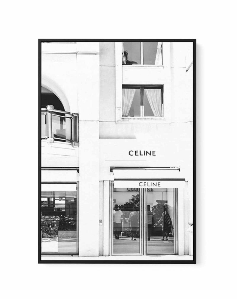 Celine | Cannes | Framed Canvas-CANVAS-You can shop wall art online with Olive et Oriel for everything from abstract art to fun kids wall art. Our beautiful modern art prints and canvas art are available from large canvas prints to wall art paintings and our proudly Australian artwork collection offers only the highest quality framed large wall art and canvas art Australia - You can buy fashion photography prints or Hampton print posters and paintings on canvas from Olive et Oriel and have them 