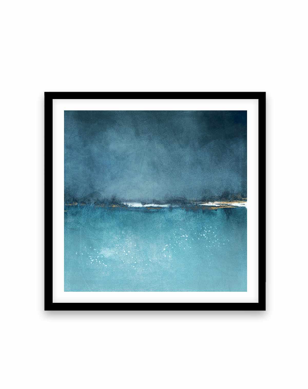 Cerulean Study No 1 Square Art Print