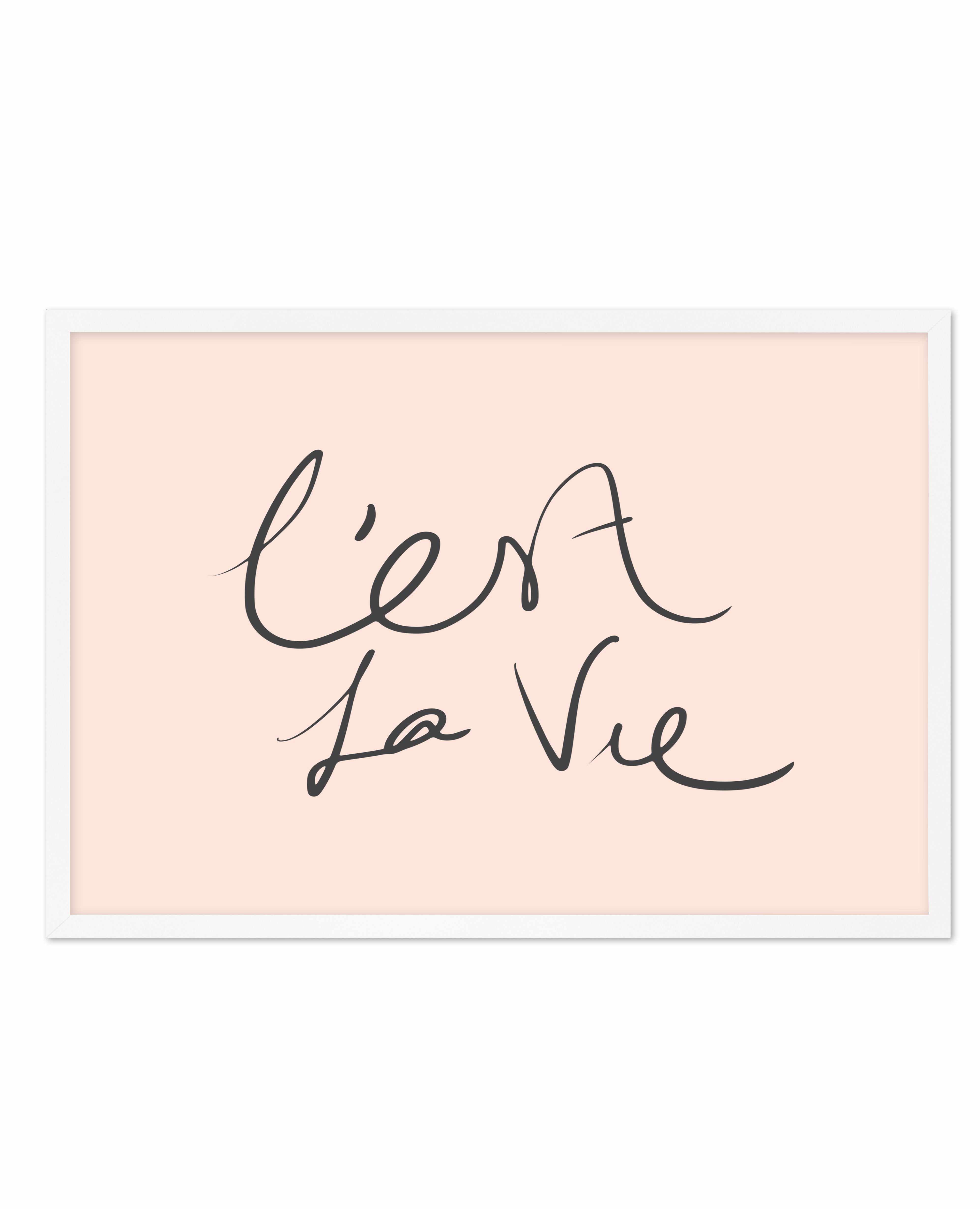 C'est La Vie 2.0 Art Print-PRINT-Olive et Oriel-Olive et Oriel-A5 | 5.8" x 8.3" | 14.8 x 21cm-White-With White Border-Buy-Australian-Art-Prints-Online-with-Olive-et-Oriel-Your-Artwork-Specialists-Austrailia-Decorate-With-Coastal-Photo-Wall-Art-Prints-From-Our-Beach-House-Artwork-Collection-Fine-Poster-and-Framed-Artwork