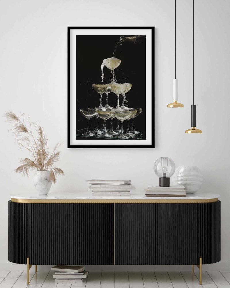 Champagne Fountain Art Print-PRINT-Olive et Oriel-Olive et Oriel-Buy-Australian-Art-Prints-Online-with-Olive-et-Oriel-Your-Artwork-Specialists-Austrailia-Decorate-With-Coastal-Photo-Wall-Art-Prints-From-Our-Beach-House-Artwork-Collection-Fine-Poster-and-Framed-Artwork