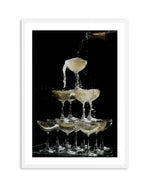 Champagne Fountain Art Print-PRINT-Olive et Oriel-Olive et Oriel-A5 | 5.8" x 8.3" | 14.8 x 21cm-White-With White Border-Buy-Australian-Art-Prints-Online-with-Olive-et-Oriel-Your-Artwork-Specialists-Austrailia-Decorate-With-Coastal-Photo-Wall-Art-Prints-From-Our-Beach-House-Artwork-Collection-Fine-Poster-and-Framed-Artwork