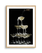 Champagne Fountain Art Print-PRINT-Olive et Oriel-Olive et Oriel-A5 | 5.8" x 8.3" | 14.8 x 21cm-Oak-With White Border-Buy-Australian-Art-Prints-Online-with-Olive-et-Oriel-Your-Artwork-Specialists-Austrailia-Decorate-With-Coastal-Photo-Wall-Art-Prints-From-Our-Beach-House-Artwork-Collection-Fine-Poster-and-Framed-Artwork
