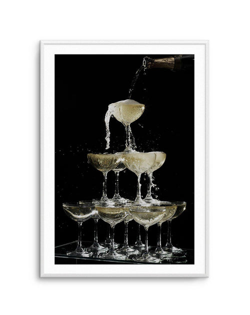 Champagne Fountain Art Print-PRINT-Olive et Oriel-Olive et Oriel-A5 | 5.8" x 8.3" | 14.8 x 21cm-Unframed Art Print-With White Border-Buy-Australian-Art-Prints-Online-with-Olive-et-Oriel-Your-Artwork-Specialists-Austrailia-Decorate-With-Coastal-Photo-Wall-Art-Prints-From-Our-Beach-House-Artwork-Collection-Fine-Poster-and-Framed-Artwork