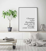 Change Your Thoughts Art Print-PRINT-Olive et Oriel-Olive et Oriel-Buy-Australian-Art-Prints-Online-with-Olive-et-Oriel-Your-Artwork-Specialists-Austrailia-Decorate-With-Coastal-Photo-Wall-Art-Prints-From-Our-Beach-House-Artwork-Collection-Fine-Poster-and-Framed-Artwork