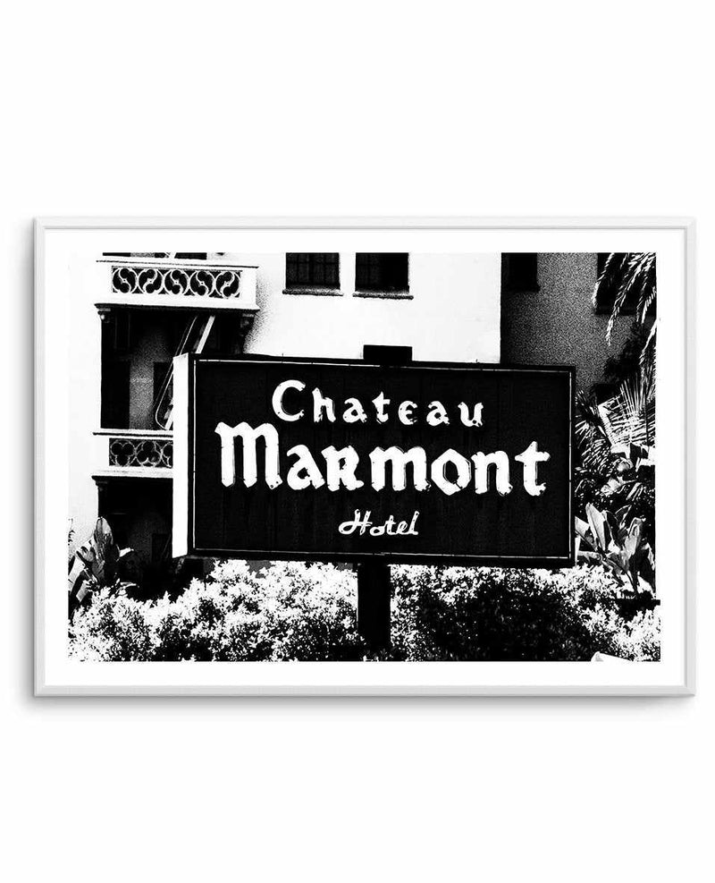 Chateau Marmont | LS Art Print-PRINT-Olive et Oriel-Olive et Oriel-A5 | 5.8" x 8.3" | 14.8 x 21cm-Unframed Art Print-With White Border-Buy-Australian-Art-Prints-Online-with-Olive-et-Oriel-Your-Artwork-Specialists-Austrailia-Decorate-With-Coastal-Photo-Wall-Art-Prints-From-Our-Beach-House-Artwork-Collection-Fine-Poster-and-Framed-Artwork