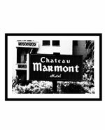 Chateau Marmont | LS Art Print-PRINT-Olive et Oriel-Olive et Oriel-A5 | 5.8" x 8.3" | 14.8 x 21cm-Black-With White Border-Buy-Australian-Art-Prints-Online-with-Olive-et-Oriel-Your-Artwork-Specialists-Austrailia-Decorate-With-Coastal-Photo-Wall-Art-Prints-From-Our-Beach-House-Artwork-Collection-Fine-Poster-and-Framed-Artwork
