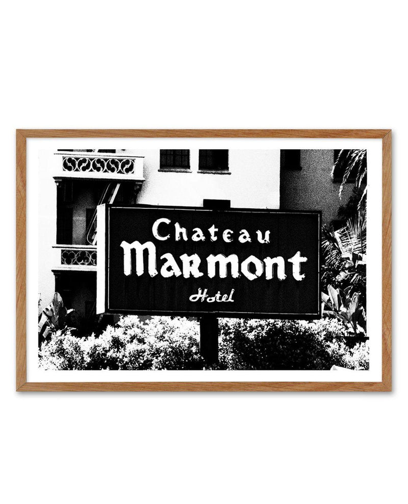 Chateau Marmont | LS Art Print-PRINT-Olive et Oriel-Olive et Oriel-50x70 cm | 19.6" x 27.5"-Walnut-With White Border-Buy-Australian-Art-Prints-Online-with-Olive-et-Oriel-Your-Artwork-Specialists-Austrailia-Decorate-With-Coastal-Photo-Wall-Art-Prints-From-Our-Beach-House-Artwork-Collection-Fine-Poster-and-Framed-Artwork