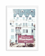 Chateau Marmont | Vintage Art Print-PRINT-Olive et Oriel-Olive et Oriel-A4 | 8.3" x 11.7" | 21 x 29.7cm-White-With White Border-Buy-Australian-Art-Prints-Online-with-Olive-et-Oriel-Your-Artwork-Specialists-Austrailia-Decorate-With-Coastal-Photo-Wall-Art-Prints-From-Our-Beach-House-Artwork-Collection-Fine-Poster-and-Framed-Artwork
