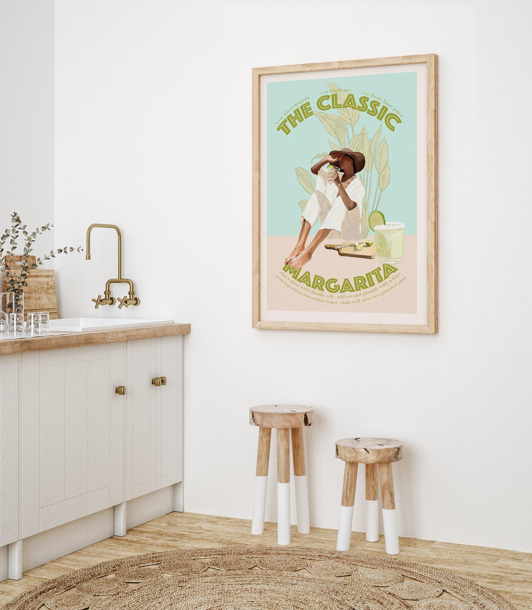 The Classic Margarita By Jenny Liz Rome Art Print-PRINT-Olive et Oriel-Olive et Oriel-Buy-Australian-Art-Prints-Online-with-Olive-et-Oriel-Your-Artwork-Specialists-Austrailia-Decorate-With-Coastal-Photo-Wall-Art-Prints-From-Our-Beach-House-Artwork-Collection-Fine-Poster-and-Framed-Artwork