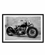 Classic Motorcycle Art Print-PRINT-Olive et Oriel-Olive et Oriel-A5 | 5.8" x 8.3" | 14.8 x 21cm-Black-With White Border-Buy-Australian-Art-Prints-Online-with-Olive-et-Oriel-Your-Artwork-Specialists-Austrailia-Decorate-With-Coastal-Photo-Wall-Art-Prints-From-Our-Beach-House-Artwork-Collection-Fine-Poster-and-Framed-Artwork