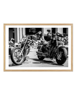 Classic Motorcycle II Art Print-PRINT-Olive et Oriel-Olive et Oriel-A5 | 5.8" x 8.3" | 14.8 x 21cm-Oak-With White Border-Buy-Australian-Art-Prints-Online-with-Olive-et-Oriel-Your-Artwork-Specialists-Austrailia-Decorate-With-Coastal-Photo-Wall-Art-Prints-From-Our-Beach-House-Artwork-Collection-Fine-Poster-and-Framed-Artwork
