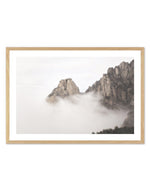 Cloud Mountain Art Print-PRINT-Olive et Oriel-Olive et Oriel-A5 | 5.8" x 8.3" | 14.8 x 21cm-Oak-With White Border-Buy-Australian-Art-Prints-Online-with-Olive-et-Oriel-Your-Artwork-Specialists-Austrailia-Decorate-With-Coastal-Photo-Wall-Art-Prints-From-Our-Beach-House-Artwork-Collection-Fine-Poster-and-Framed-Artwork