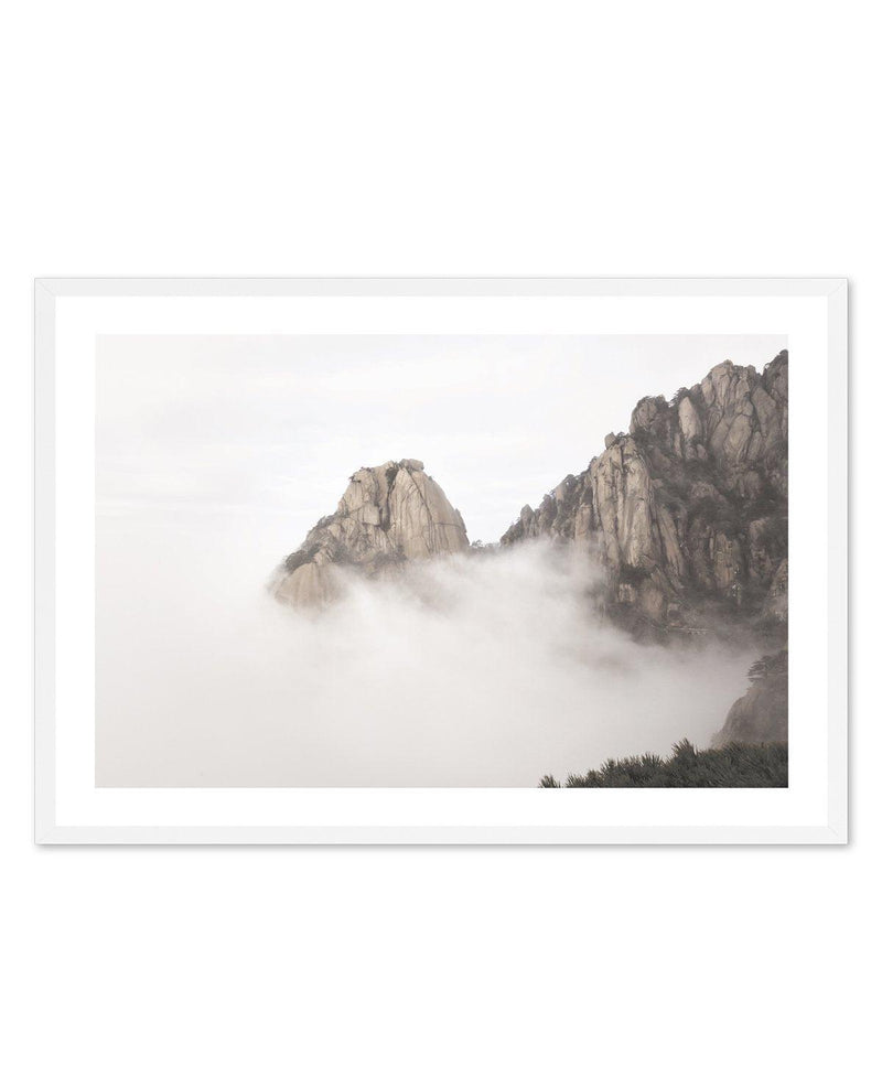 Cloud Mountain Art Print-PRINT-Olive et Oriel-Olive et Oriel-A5 | 5.8" x 8.3" | 14.8 x 21cm-White-With White Border-Buy-Australian-Art-Prints-Online-with-Olive-et-Oriel-Your-Artwork-Specialists-Austrailia-Decorate-With-Coastal-Photo-Wall-Art-Prints-From-Our-Beach-House-Artwork-Collection-Fine-Poster-and-Framed-Artwork