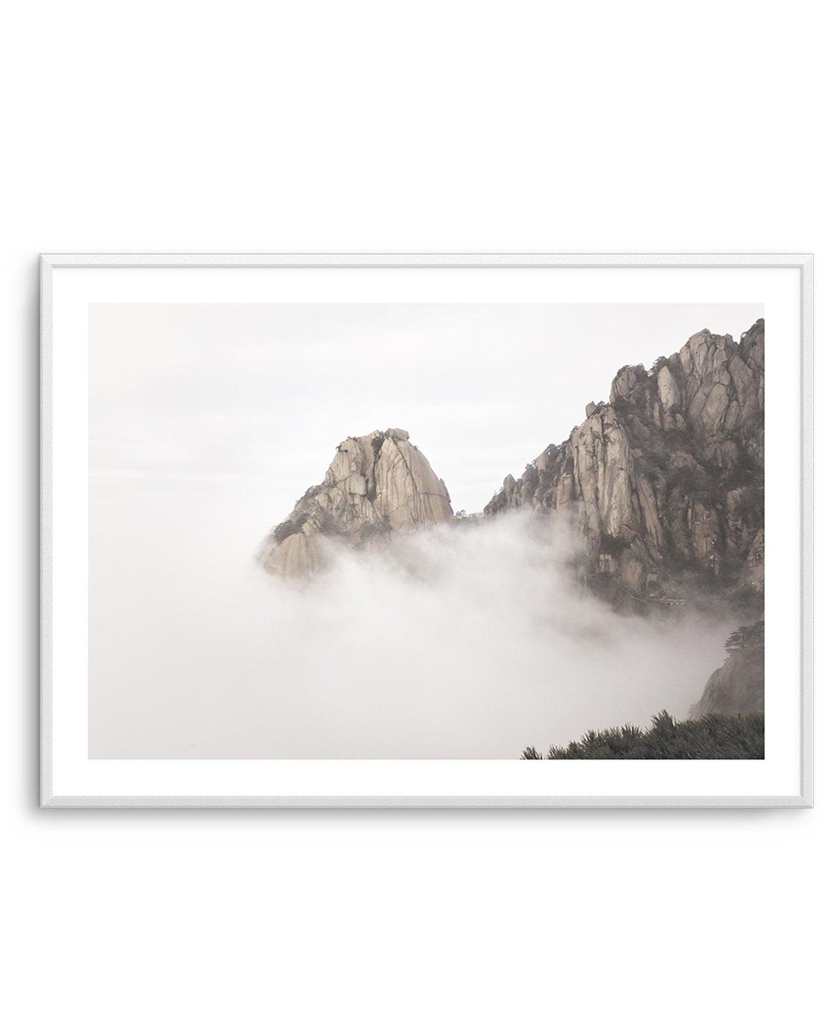 Cloud Mountain Art Print-PRINT-Olive et Oriel-Olive et Oriel-A5 | 5.8" x 8.3" | 14.8 x 21cm-Unframed Art Print-With White Border-Buy-Australian-Art-Prints-Online-with-Olive-et-Oriel-Your-Artwork-Specialists-Austrailia-Decorate-With-Coastal-Photo-Wall-Art-Prints-From-Our-Beach-House-Artwork-Collection-Fine-Poster-and-Framed-Artwork