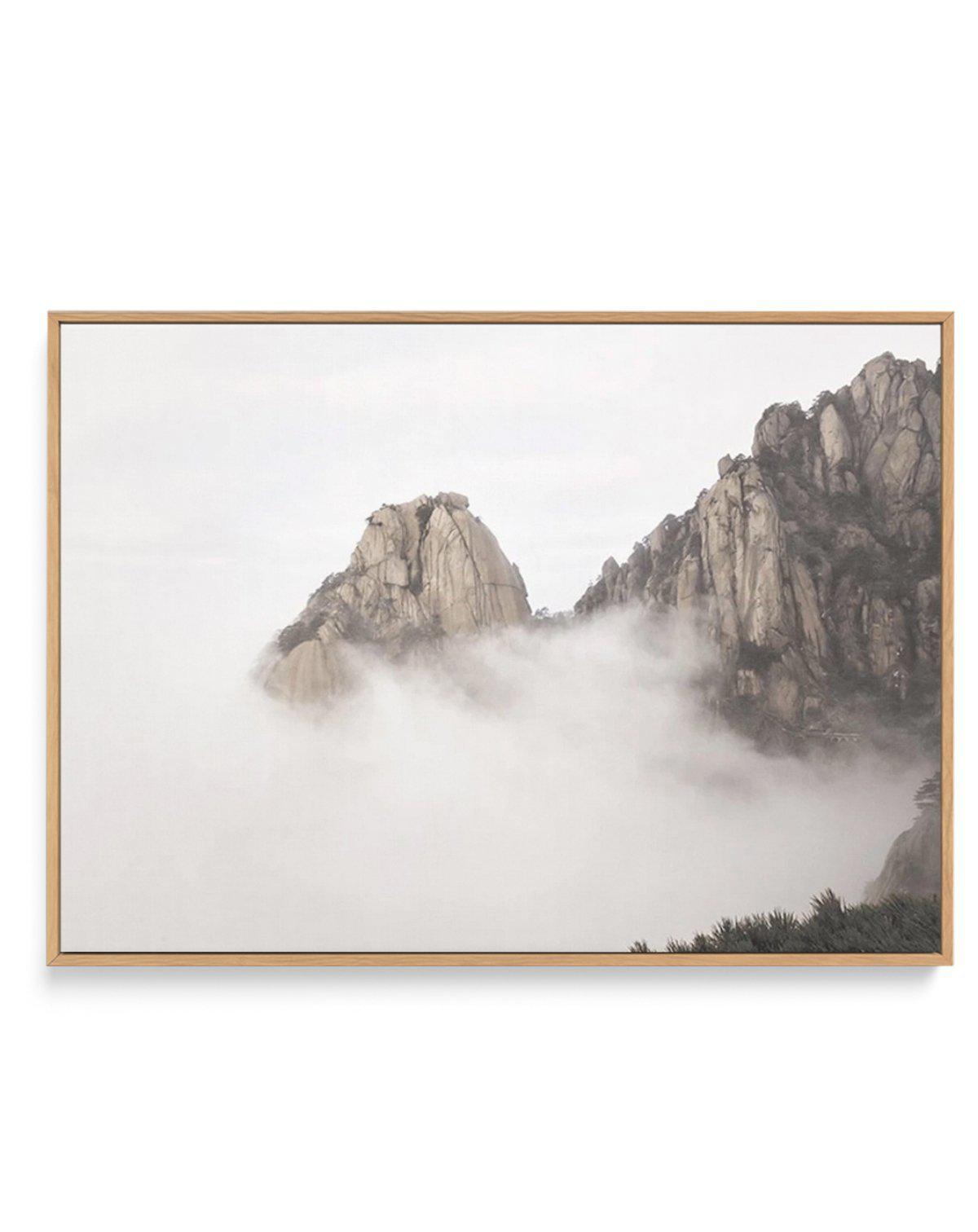 Cloud Mountain | Framed Canvas-CANVAS-You can shop wall art online with Olive et Oriel for everything from abstract art to fun kids wall art. Our beautiful modern art prints and canvas art are available from large canvas prints to wall art paintings and our proudly Australian artwork collection offers only the highest quality framed large wall art and canvas art Australia - You can buy fashion photography prints or Hampton print posters and paintings on canvas from Olive et Oriel and have them d