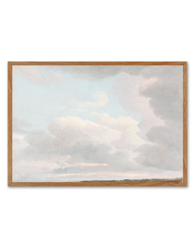 Clouds At Dusk Art Print-PRINT-Olive et Oriel-Olive et Oriel-50x70 cm | 19.6" x 27.5"-Walnut-With White Border-Buy-Australian-Art-Prints-Online-with-Olive-et-Oriel-Your-Artwork-Specialists-Austrailia-Decorate-With-Coastal-Photo-Wall-Art-Prints-From-Our-Beach-House-Artwork-Collection-Fine-Poster-and-Framed-Artwork