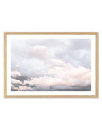 Clouds I Art Print-PRINT-Olive et Oriel-Olive et Oriel-A5 | 5.8" x 8.3" | 14.8 x 21cm-Oak-With White Border-Buy-Australian-Art-Prints-Online-with-Olive-et-Oriel-Your-Artwork-Specialists-Austrailia-Decorate-With-Coastal-Photo-Wall-Art-Prints-From-Our-Beach-House-Artwork-Collection-Fine-Poster-and-Framed-Artwork