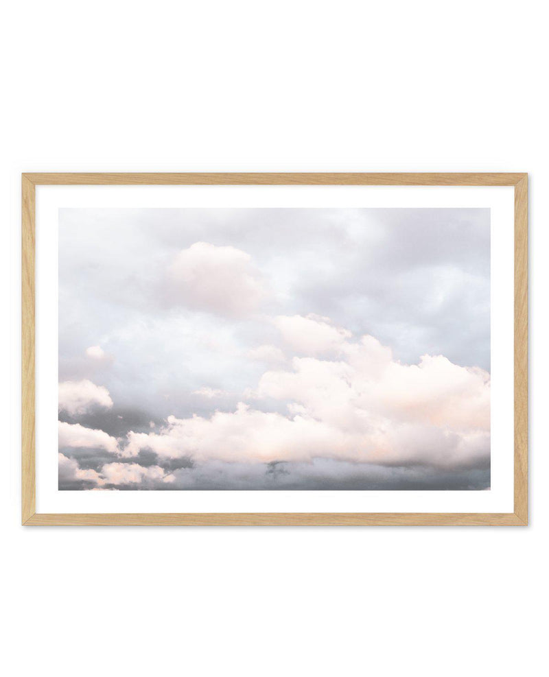 Clouds I Art Print-PRINT-Olive et Oriel-Olive et Oriel-A5 | 5.8" x 8.3" | 14.8 x 21cm-Oak-With White Border-Buy-Australian-Art-Prints-Online-with-Olive-et-Oriel-Your-Artwork-Specialists-Austrailia-Decorate-With-Coastal-Photo-Wall-Art-Prints-From-Our-Beach-House-Artwork-Collection-Fine-Poster-and-Framed-Artwork