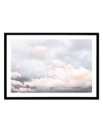 Clouds I Art Print-PRINT-Olive et Oriel-Olive et Oriel-A5 | 5.8" x 8.3" | 14.8 x 21cm-Black-With White Border-Buy-Australian-Art-Prints-Online-with-Olive-et-Oriel-Your-Artwork-Specialists-Austrailia-Decorate-With-Coastal-Photo-Wall-Art-Prints-From-Our-Beach-House-Artwork-Collection-Fine-Poster-and-Framed-Artwork