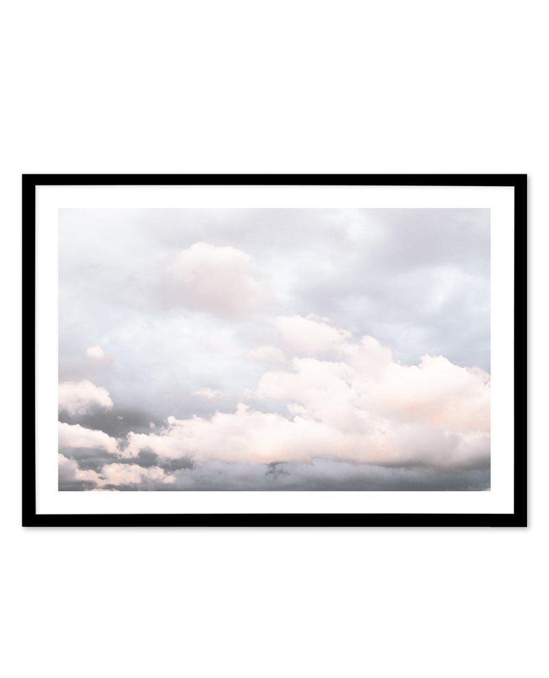 Clouds I Art Print-PRINT-Olive et Oriel-Olive et Oriel-A5 | 5.8" x 8.3" | 14.8 x 21cm-Black-With White Border-Buy-Australian-Art-Prints-Online-with-Olive-et-Oriel-Your-Artwork-Specialists-Austrailia-Decorate-With-Coastal-Photo-Wall-Art-Prints-From-Our-Beach-House-Artwork-Collection-Fine-Poster-and-Framed-Artwork