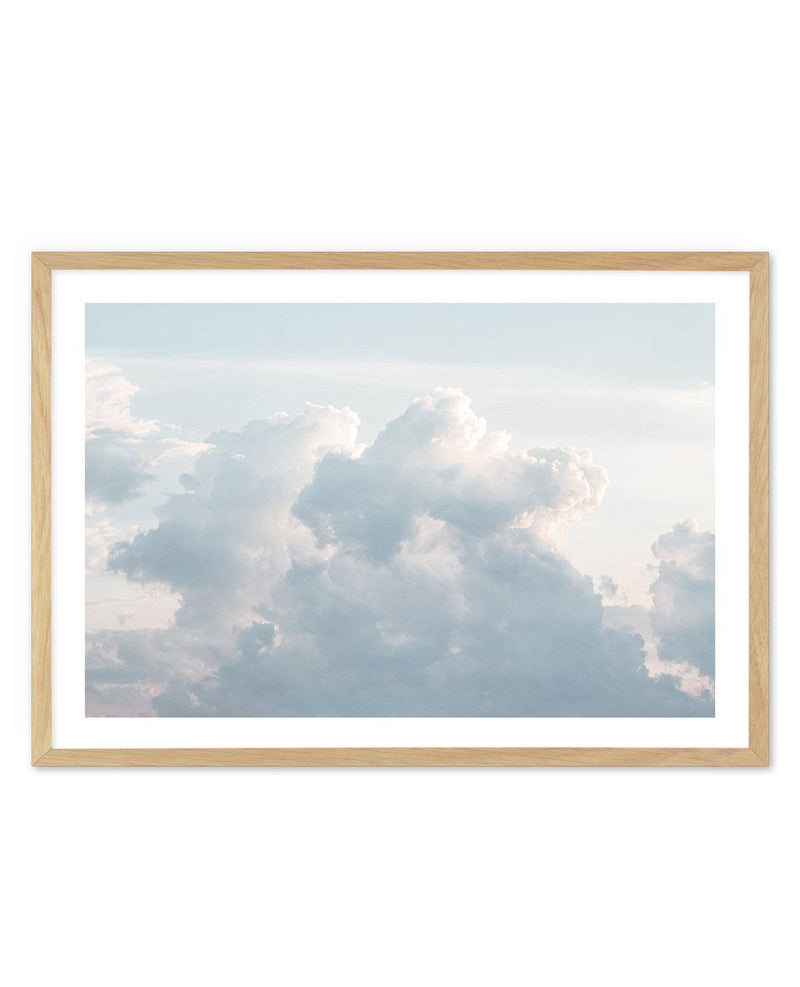 Clouds II Art Print-PRINT-Olive et Oriel-Olive et Oriel-A5 | 5.8" x 8.3" | 14.8 x 21cm-Oak-With White Border-Buy-Australian-Art-Prints-Online-with-Olive-et-Oriel-Your-Artwork-Specialists-Austrailia-Decorate-With-Coastal-Photo-Wall-Art-Prints-From-Our-Beach-House-Artwork-Collection-Fine-Poster-and-Framed-Artwork