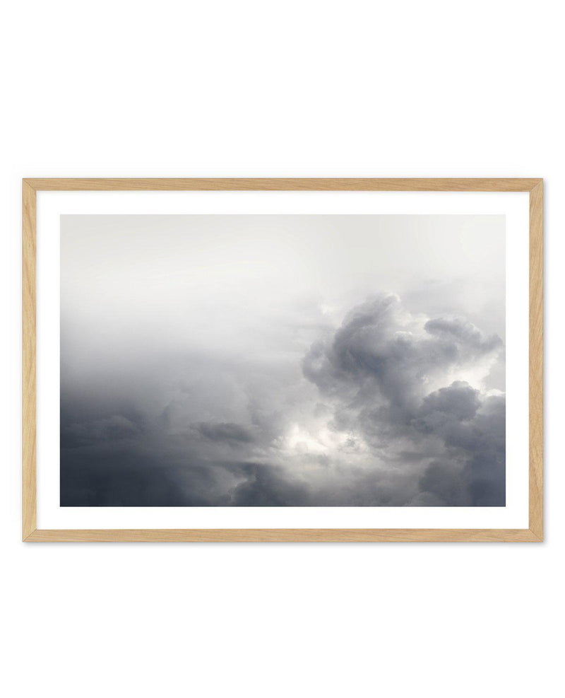 Clouds III Art Print-PRINT-Olive et Oriel-Olive et Oriel-A5 | 5.8" x 8.3" | 14.8 x 21cm-Oak-With White Border-Buy-Australian-Art-Prints-Online-with-Olive-et-Oriel-Your-Artwork-Specialists-Austrailia-Decorate-With-Coastal-Photo-Wall-Art-Prints-From-Our-Beach-House-Artwork-Collection-Fine-Poster-and-Framed-Artwork