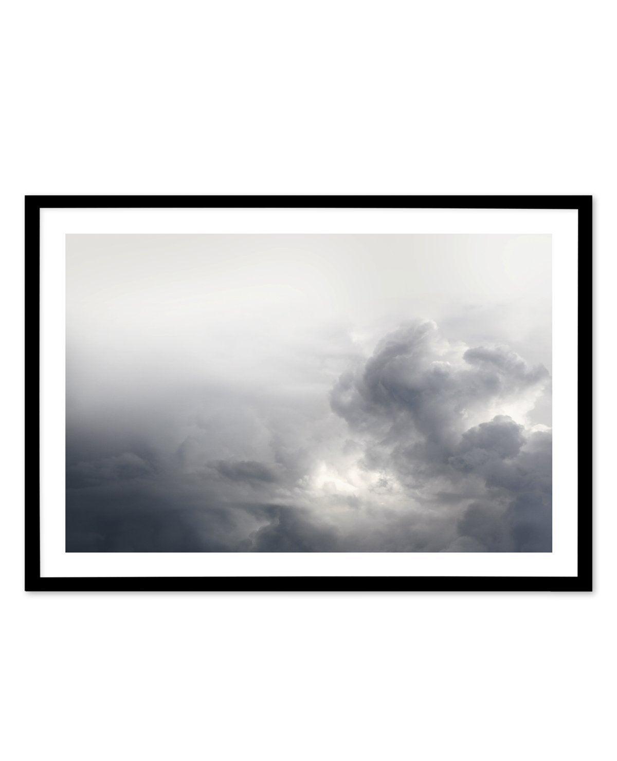 Clouds III Art Print-PRINT-Olive et Oriel-Olive et Oriel-A5 | 5.8" x 8.3" | 14.8 x 21cm-Black-With White Border-Buy-Australian-Art-Prints-Online-with-Olive-et-Oriel-Your-Artwork-Specialists-Austrailia-Decorate-With-Coastal-Photo-Wall-Art-Prints-From-Our-Beach-House-Artwork-Collection-Fine-Poster-and-Framed-Artwork