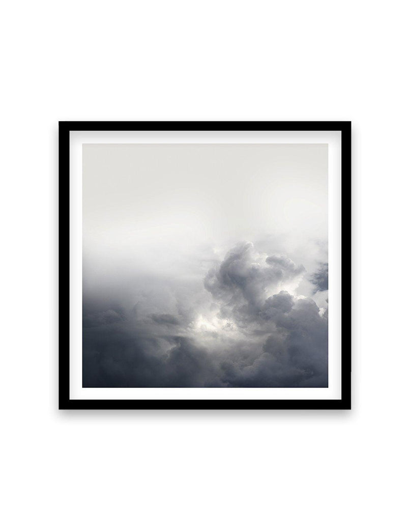 Clouds III SQ Art Print-PRINT-Olive et Oriel-Olive et Oriel-70x70 cm | 27.5" x 27.5"-Black-With White Border-Buy-Australian-Art-Prints-Online-with-Olive-et-Oriel-Your-Artwork-Specialists-Austrailia-Decorate-With-Coastal-Photo-Wall-Art-Prints-From-Our-Beach-House-Artwork-Collection-Fine-Poster-and-Framed-Artwork