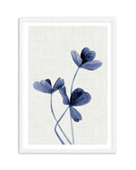 Clover | Navy Art Print-PRINT-Olive et Oriel-Olive et Oriel-A5 | 5.8" x 8.3" | 14.8 x 21cm-White-With White Border-Buy-Australian-Art-Prints-Online-with-Olive-et-Oriel-Your-Artwork-Specialists-Austrailia-Decorate-With-Coastal-Photo-Wall-Art-Prints-From-Our-Beach-House-Artwork-Collection-Fine-Poster-and-Framed-Artwork