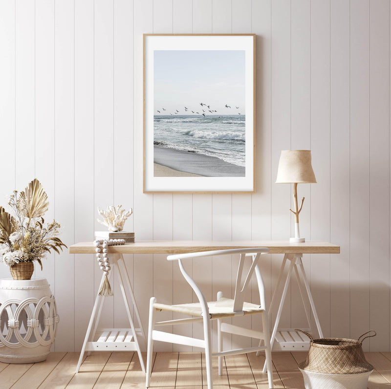 Coastal Birds Art Print-PRINT-Olive et Oriel-Olive et Oriel-Buy-Australian-Art-Prints-Online-with-Olive-et-Oriel-Your-Artwork-Specialists-Austrailia-Decorate-With-Coastal-Photo-Wall-Art-Prints-From-Our-Beach-House-Artwork-Collection-Fine-Poster-and-Framed-Artwork