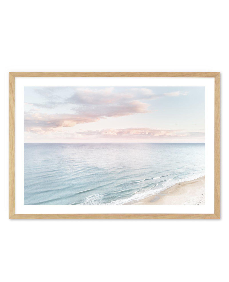 Coastal Sunset Art Print-PRINT-Olive et Oriel-Olive et Oriel-A5 | 5.8" x 8.3" | 14.8 x 21cm-Oak-With White Border-Buy-Australian-Art-Prints-Online-with-Olive-et-Oriel-Your-Artwork-Specialists-Austrailia-Decorate-With-Coastal-Photo-Wall-Art-Prints-From-Our-Beach-House-Artwork-Collection-Fine-Poster-and-Framed-Artwork